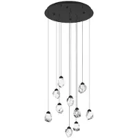 Eglo 10-lichts hanglamp Sindicat zwart rond
