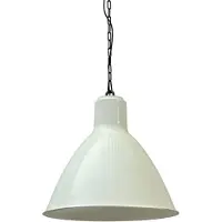 Masterlight Retro industrie hanglamp Industria 58 wit met zwart