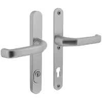 Intersteel Achterdeurbeslag Aurano Smal Pc 92mm Kerntrekbeveiliging Aluminium