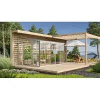 Vitavia Tuinkas Athena 8600 - Veiligheidsglas 10 Mm - Aluminium - 266x334x239 Cm
