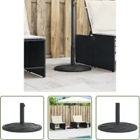 The Living Store De Living Store parasolstandaard voor parasols met een mast van 38/48 mm, met een gewicht van 12 kg, rond model