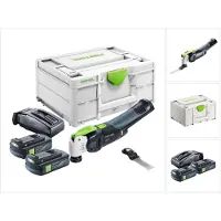 Festool VECTURO OSC 18 E-Basic accu-oscillator 18 V Starlock Max Brushless + 2x accu 3.0 Ah + lader + systainer