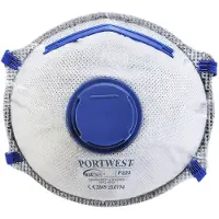 Portwest FFP2 Carbon Valved Dolomite Respirator (10 Stuks)-1