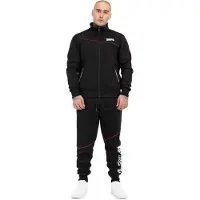 Lonsdale Joggingpak 'Geddington' bloedrood / zwart / wit