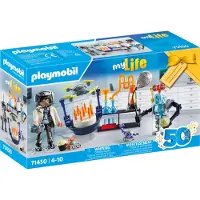Playmobil My life 71450 onderzoekers met robot |