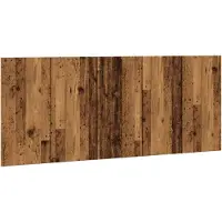 vidaXL Hoofdeinde 200x1,5x80 cm bewerkt hout oud houtkleurig