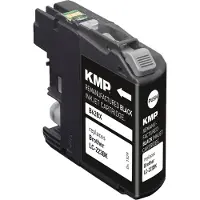KMP 1529,4001 B62BX Tintenpatrone schwarz kompatibel mit Brother LC-223 BK