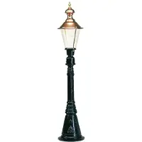 Ks Verlichting Nostalgische Staande Lamp Chicago Antraciet