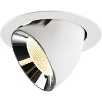 SLV Inbouwspot Numinos Gimble XL wit/chroom 3000K - 20gr