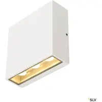 SLV Strakke Muurlamp Big Quad Wit