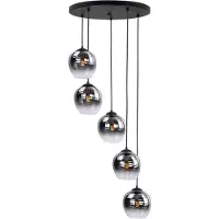 Highlight Hanglamp Fantasy 5 Lichts Zwart