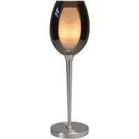 Highlight Tafellamp Belle nikkel met smoke glas