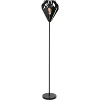 Eglo Zwarte vloerlamp Carlton 5 Ø 25,5cm