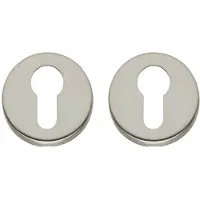 Intersteel Set Van 2 Cilinderrozetten Tira Rond Nikkel Mat Verdekt