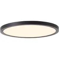 Brilliant HK19478S76 Tuco Plafondlamp Zwart/Wit - 16W/2000LM/3000K