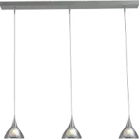 Masterlight Eettafel Hanglamp Caterina Led 3 Lichts Rvs