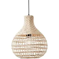 Brilliant Rotan hanglamp Southsea Ø 32,5cm
