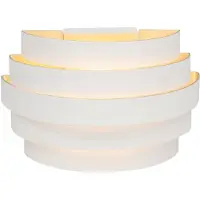 Highlight Wandlamp Scudo B 20 cm wit goud