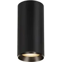 SLV LED Plafondlamp | 36W 3000K 3490lm 930 | IP20 DALI Dimbaar Zwart | NUMINOS