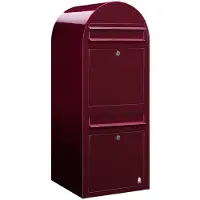 Bobi Brievenbus Duo 3005 Bordeauxrood