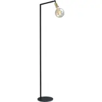 Masterlight Vloerlamp verstelbaar Tube met gouden fitting