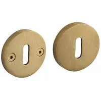 Intersteel sleutelrozetten Shiraat ø55x8 mm eenzijdig verdekt - messing mat titaan PVD