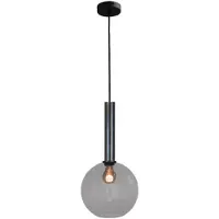 Masterlight Hanglamp Ø 25cm Bella 2 Dappled oil met smoke glas