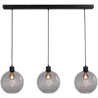 Masterlight Hanglamp Lazise 3x Ø 25cm zwart