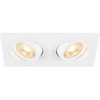 SLV Witte inbouwspot New Tria 155 rechthoekig