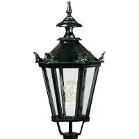 Ks Verlichting Nostalgic lantern lamp Bergum K7C met kronen - zwart