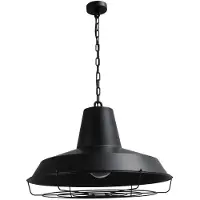 Masterlight Retro Hanglamp Prato Xxl 67 Grid Zwart