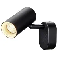SLV Opbouwspot Noblo zwart enkel 2700K