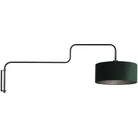 Steinhauer Wandlamp Bloeba, zwart, Woon-/ Eetkamer, metaal, Modern, wandlamp