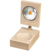 Eth Jake Cube tafellamp Led met lens 3 step dimming 2700k 10w zand 721L