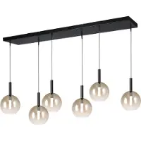 Masterlight 6L hanglamp Ø17cm Lido Ball met gold-fading glas