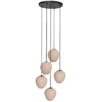Steinhauer HaloSwap 4283ZW – Zwarte hanglamp met romantische charme en warme uitstraling