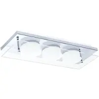 Eglo Design plafondlamp Abiola 3-lichts chroom