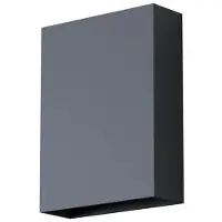 Artdelight Wandlamp Memphis H 16 cm zwart