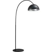 Masterlight Staanlamp Industria 186 gunmetal met zilver