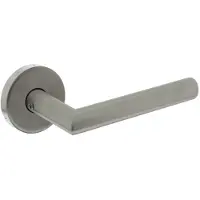 Intersteel Achterdeurbeslag Deurkruk Jura op massieve rozet ø53x10 mm rvs geborsteld
