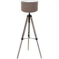 Steinhauer Tripod vloerlamp Triek met grijze kap