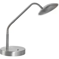 FISCHER&HONSEL GMBH Nikkel Leeslamp Tallri Dimbaar