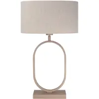 Highlight Tafellamp Verona zand bruin 48cm