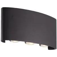 Searchlight Wandlamp Shadows M Zwart