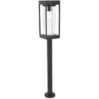 Lutec Staande tuinlamp Flair zwart solar