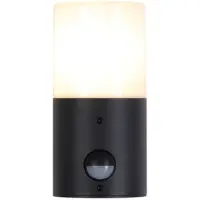 Searchlight Wandlamp Colorado enkel zwart met sensor
