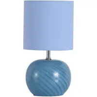 Searchlight Tafellamp Fete Blauw