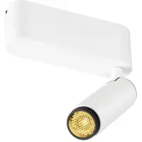 SLV Opbouwspot Grip S Wit Met Zwart 3000k