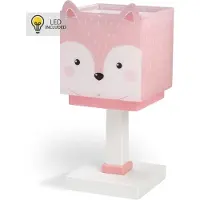 DALBER Tafellampje Fox roze