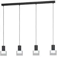 Eglo Eetkamer hanglamp Molineros zwart - led